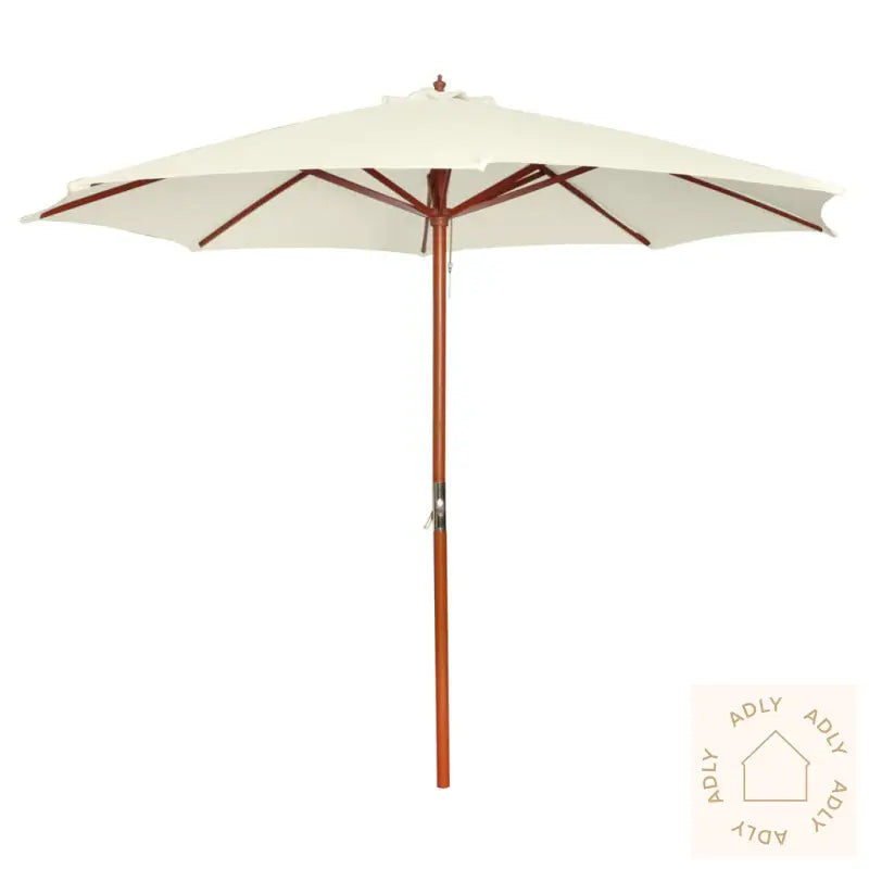 Parasoll 300X258 Cm Sandhvit