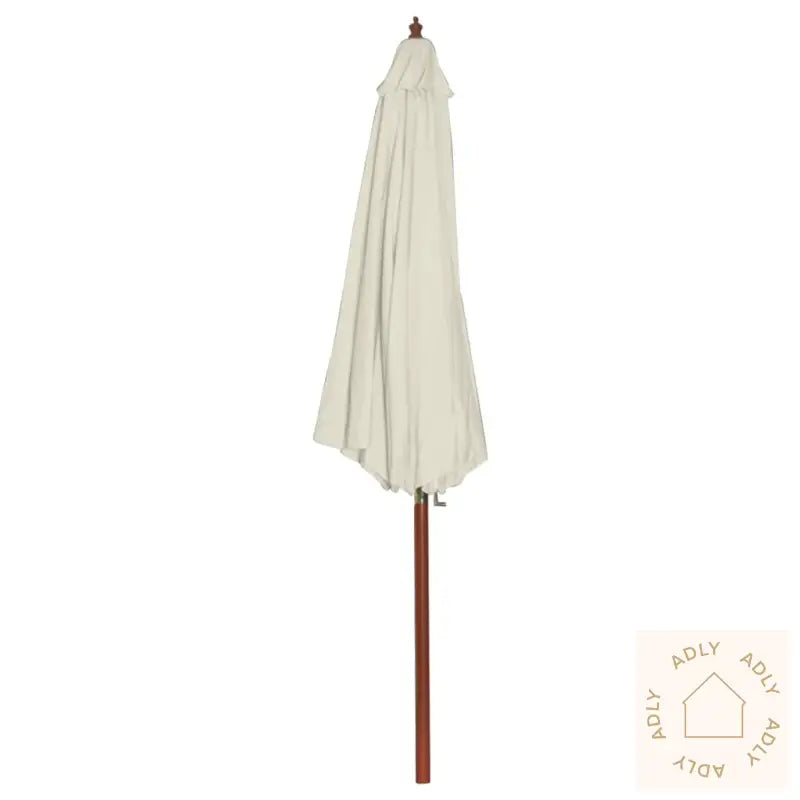 Parasoll 300X258 Cm Sandhvit