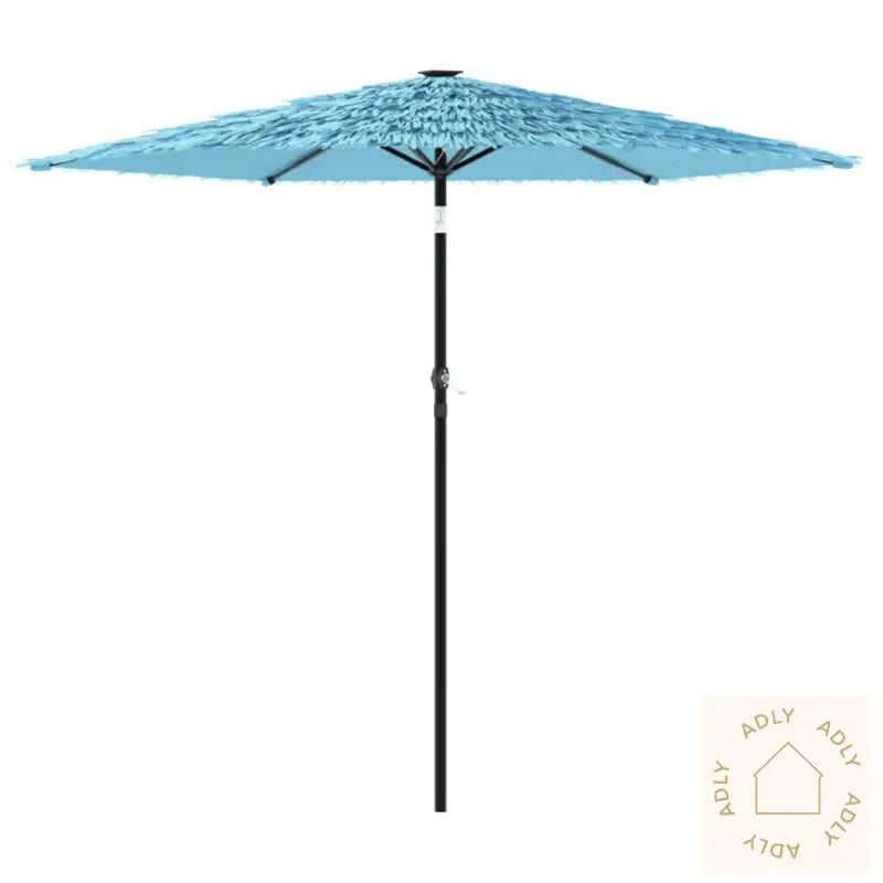Hageparasoll Med Stålstang Blå 223X223X213 Cm