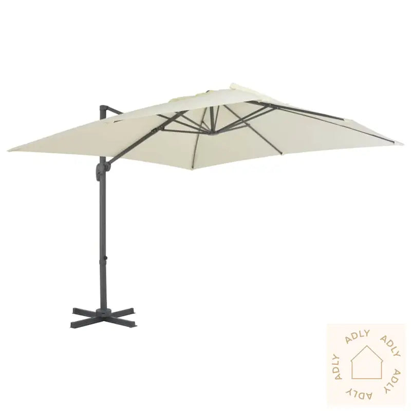 Hengende Hageparasoll Med Aluminiumsstang 300X300 Cm Sand