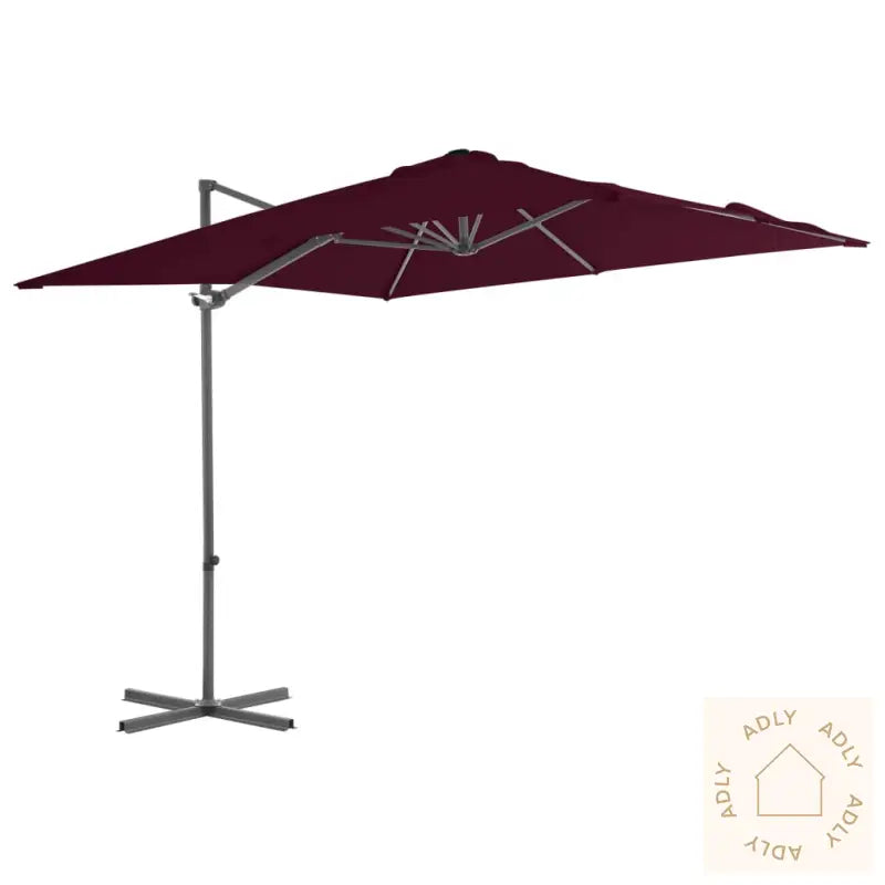 Hengende Hageparasoll Med Stålstang Vinrød 250X250 Cm