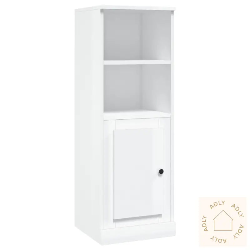 Highboard Høyglans Hvit 36X35,5X103,5 Cm Konstruert Tre