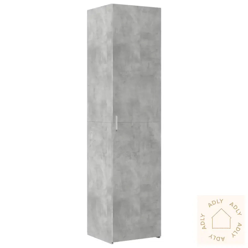 Hylle Betonggrå 45X42,5X185 Cm Konstruert Tre