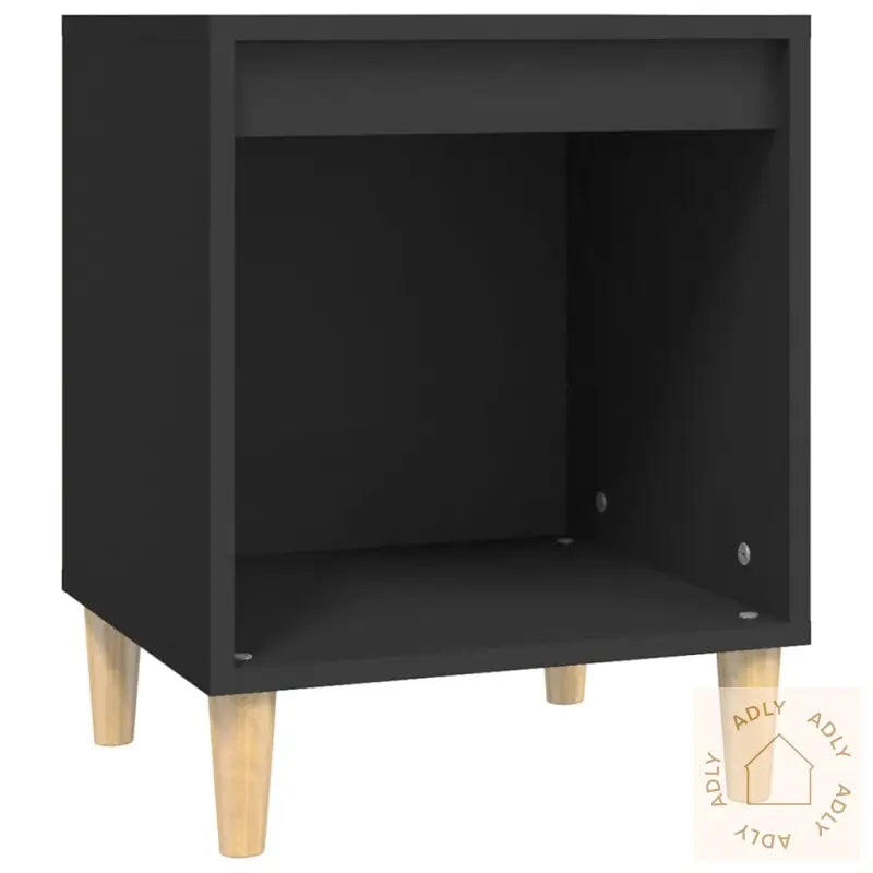 Nattbord Svart 40X35X50 Cm Konstruert Tre