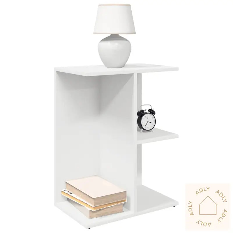 Nattbord 2 Stk Hvit 46,5X29X61 Cm Konstruert Tre