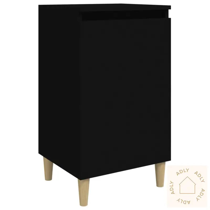 Nattbord Svart 40X35X70 Cm Konstruert Tre