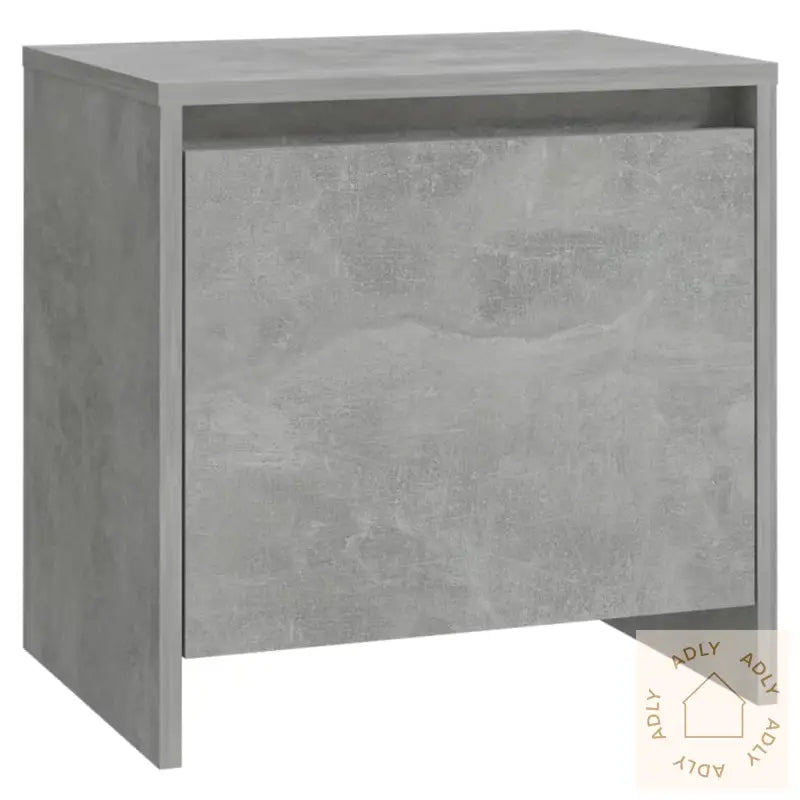 Nattbord Betonggrå 45X34X44,5 Cm Konstruert Tre