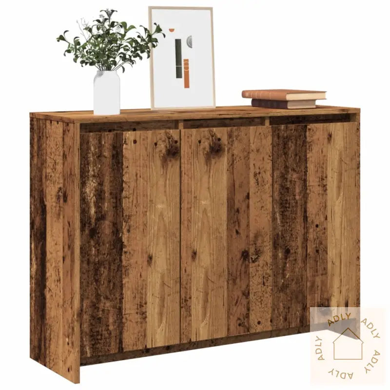 Skjenk Gammelt Tre 102X33X75 Cm Konstruert Tre