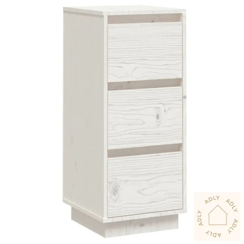 Skjenk Hvit 32X34X75 Cm Heltre Furu