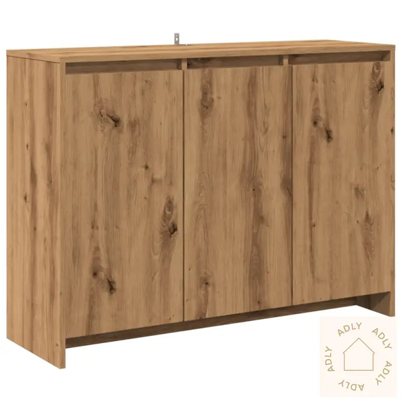 Skjenk Artisan Eik 102X33X75 Cm Konstruert Tre