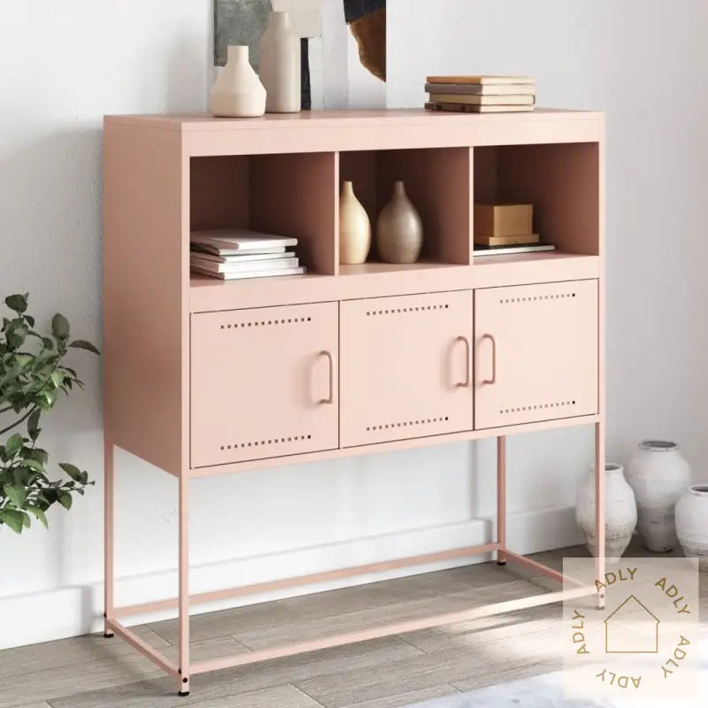 Skjenk Rosa 100,5X39X107 Cm Stål