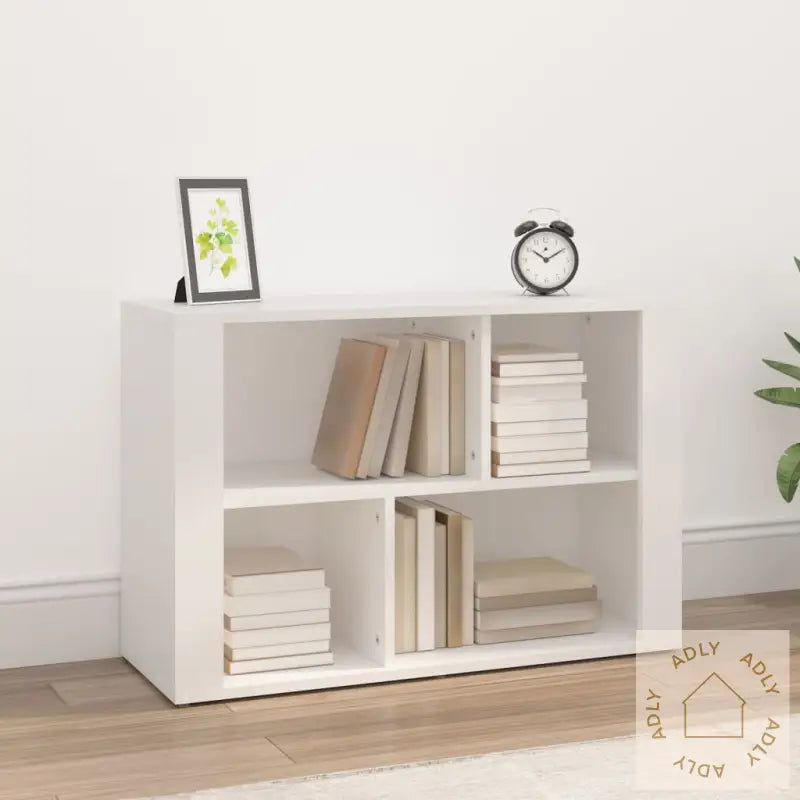 Skjenk Hvit 80X30X54 Cm Konstruert Tre