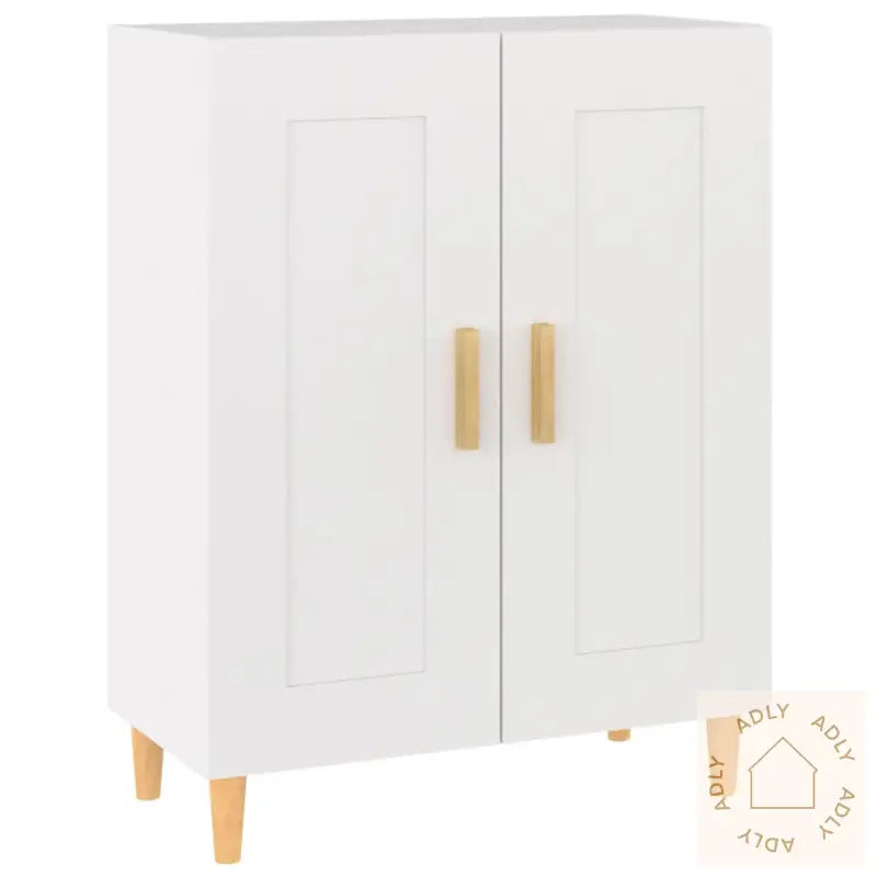 Skjenk Hvit 69,5X34X90 Cm Konstruert Tre