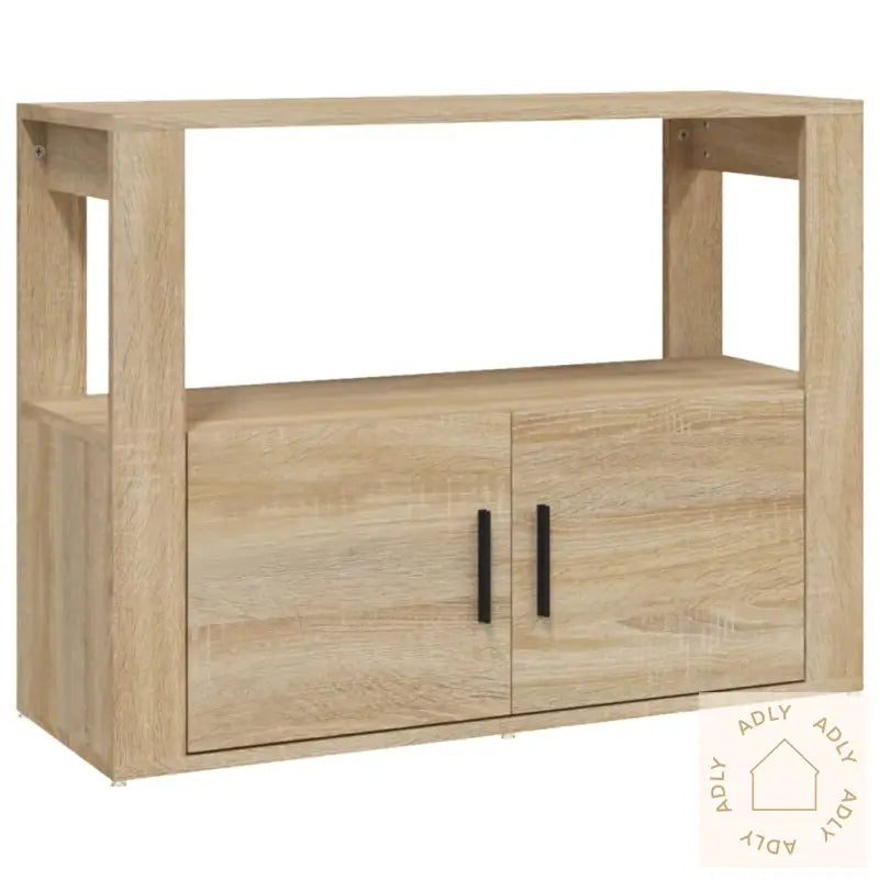 Skjenk Sonoma Eik 80X30X60 Cm Konstruert Tre