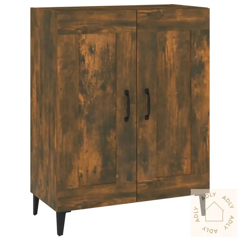 Skjenk Røkt Eik 69,5X34X90 Cm Konstruert Tre