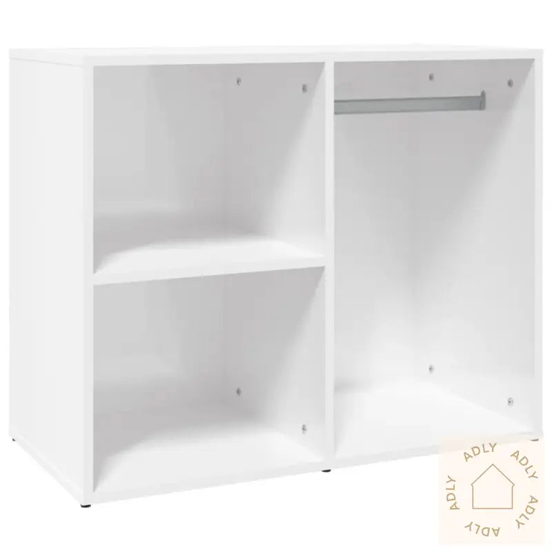 Sminkeskap Høyglans Hvit 80X40X65 Cm Konstruert Tre