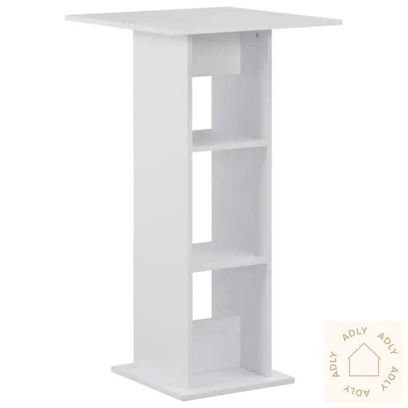 Barbord Hvit 60X60X110 Cm