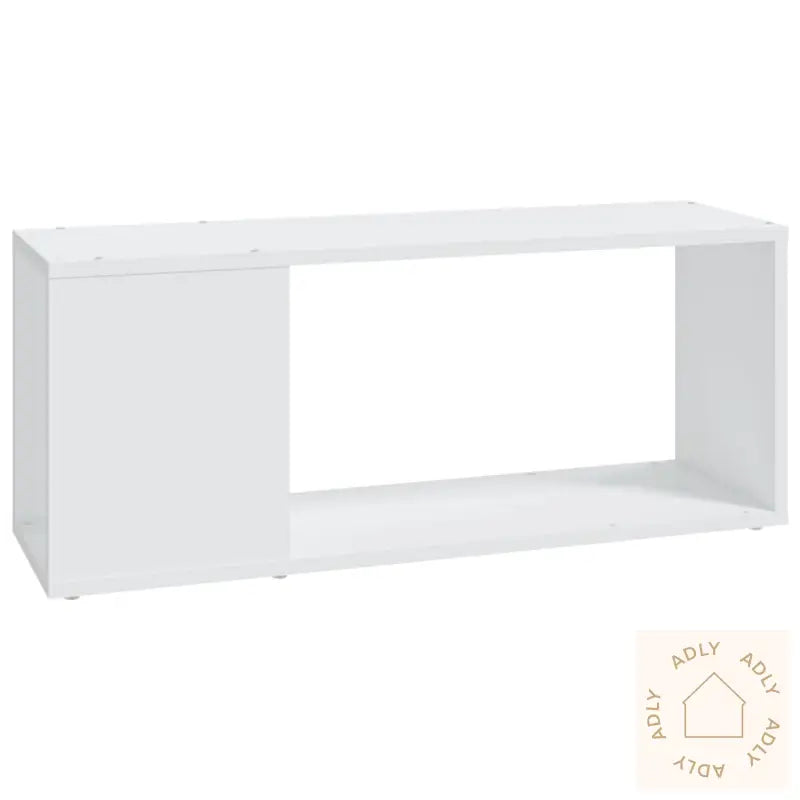 Tv-Benk Hvit 80X24X32 Cm Konstruert Tre