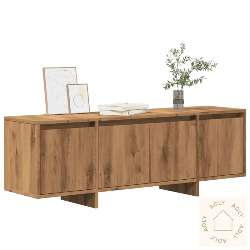 Tv-Benk Artisan Eik 120X30X40,5 Cm Konstruert Tre