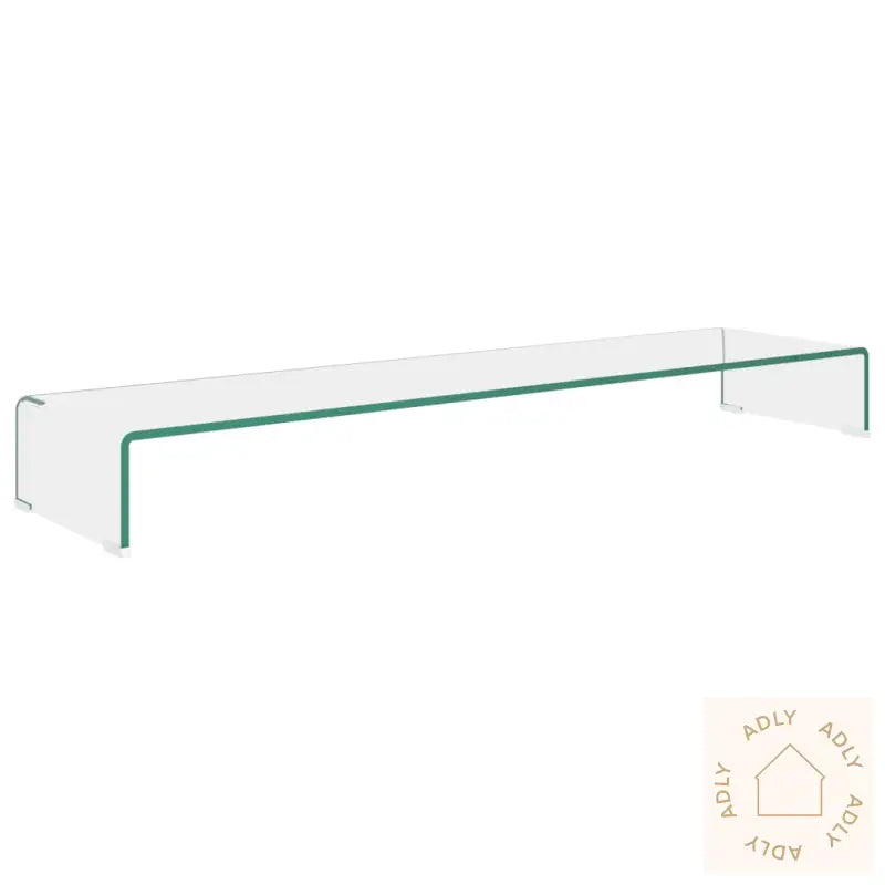 Tv-Benk Glass Klar 120X30X13 Cm