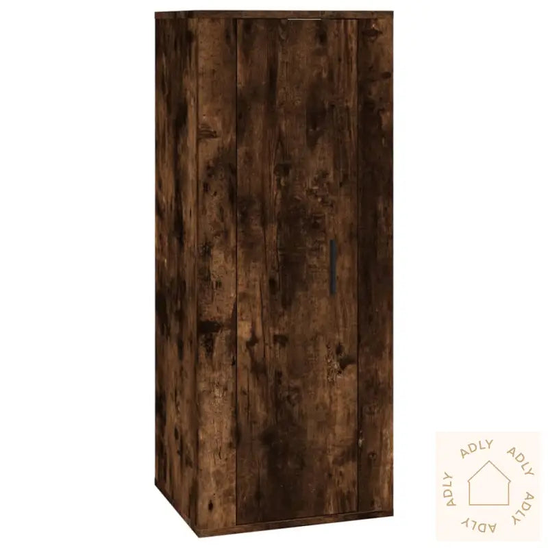 Vegghengt Tv-Benk Røkt Eik 40X34,5X100 Cm