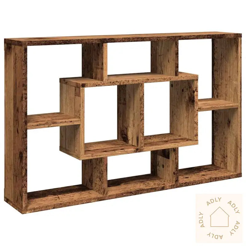 Vegghylle Gammelt Tre 85X16X52,5 Cm Konstruert Tre
