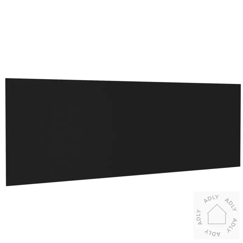 Veggmontert Sengegavl Svart 240X1,5X80 Cm Konstruert Tre