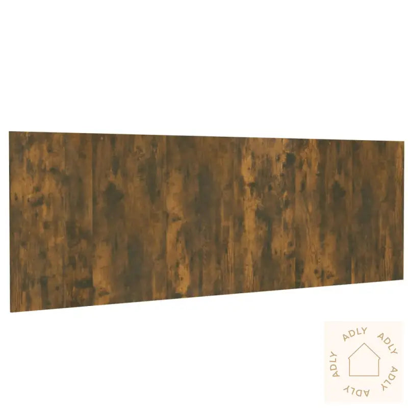 Veggmontert Sengegavl Røkt Eik 240X1,5X80 Cm Konstruert Tre