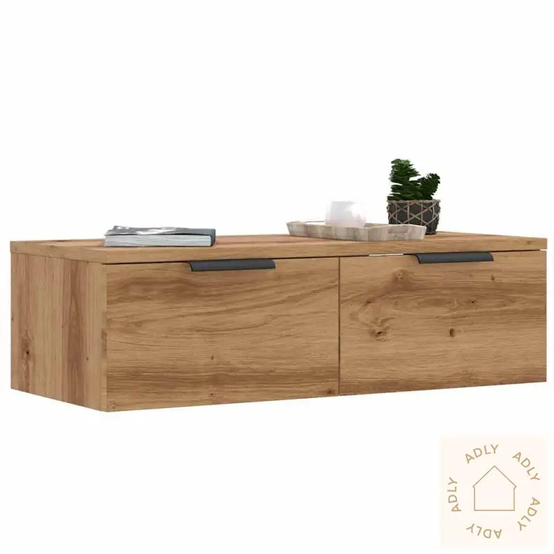 Veggskap Artisan Eik 68X30X20 Cm Konstruert Tre