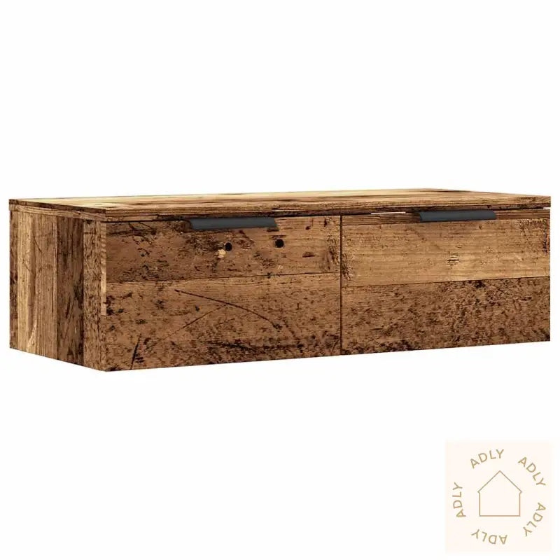 Veggskap Gammelt Tre 68X30X20 Cm Konstruert Tre