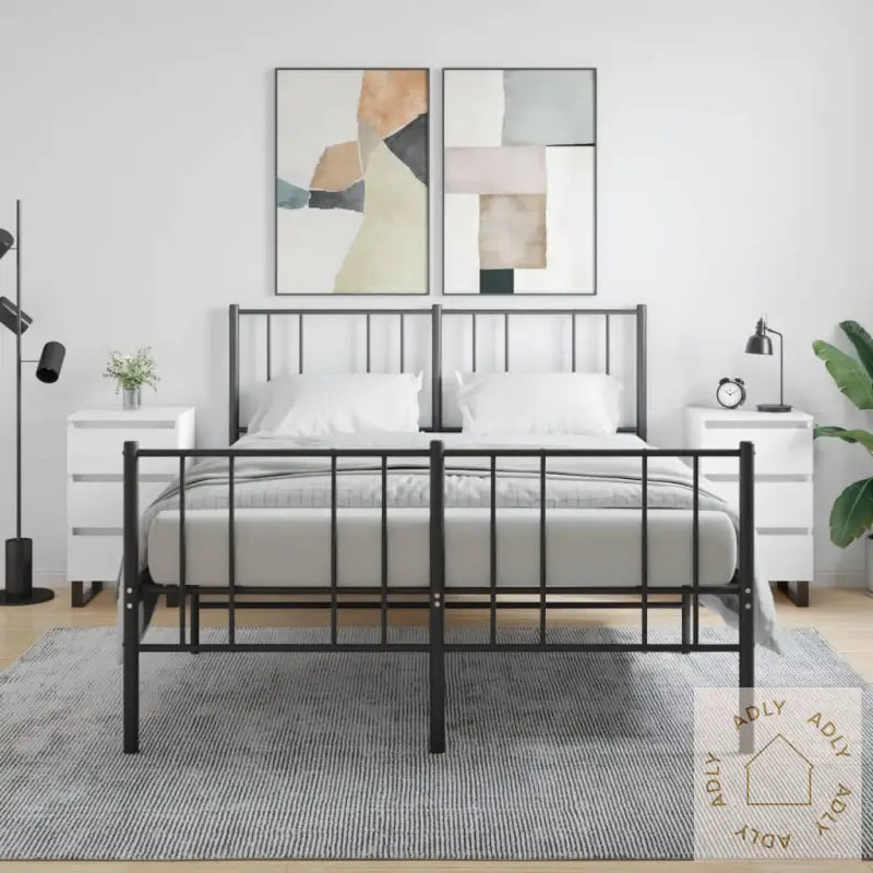 Nattbord 2 Stk Hvit 40X35X69 Cm Konstruert Tre