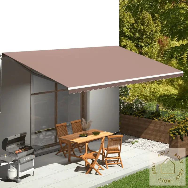 Erstatningsduk For Markise Brun 6X3 M