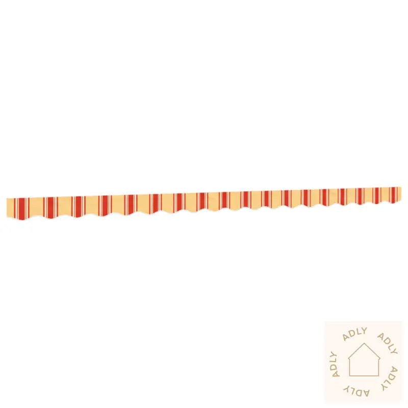 Erstatningsstoff For Markisekappe Gul Og Oransje 4,5 M