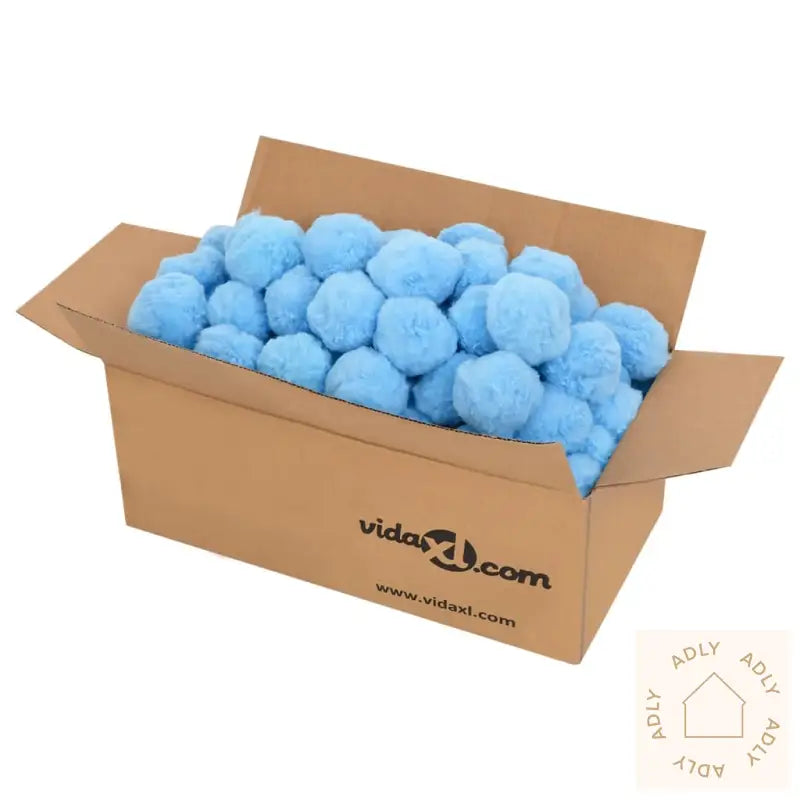 Antibakterielle Filterkuler Blå 1400 G Polyetylen