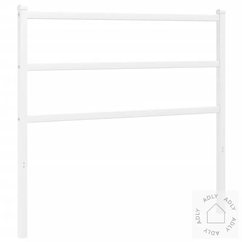 Sengegavl I Metall Hvit 100 Cm