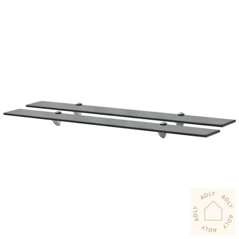Flytende Hyller 2 Stk Glass 90X10 Cm 8 Mm