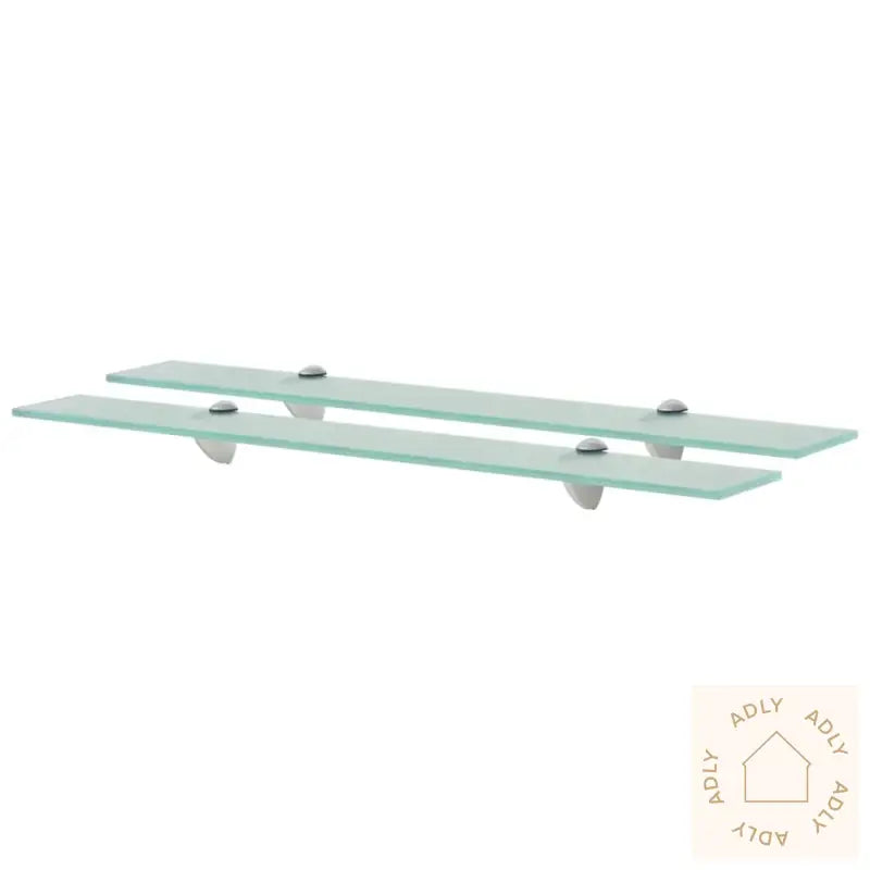 Flytende Hyller 2 Stk Glass 70X10 Cm 8 Mm