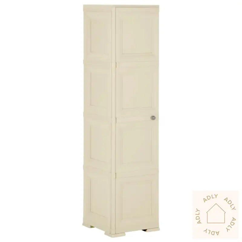 Plastskap 40X43X164 Cm Tredesign Hvit Angora