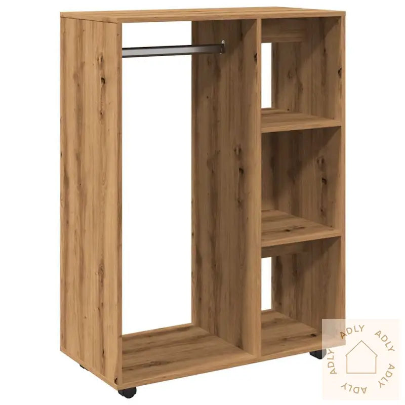 Garderobe Artisan Eik 80X40X110 Cm Konstruert Tre