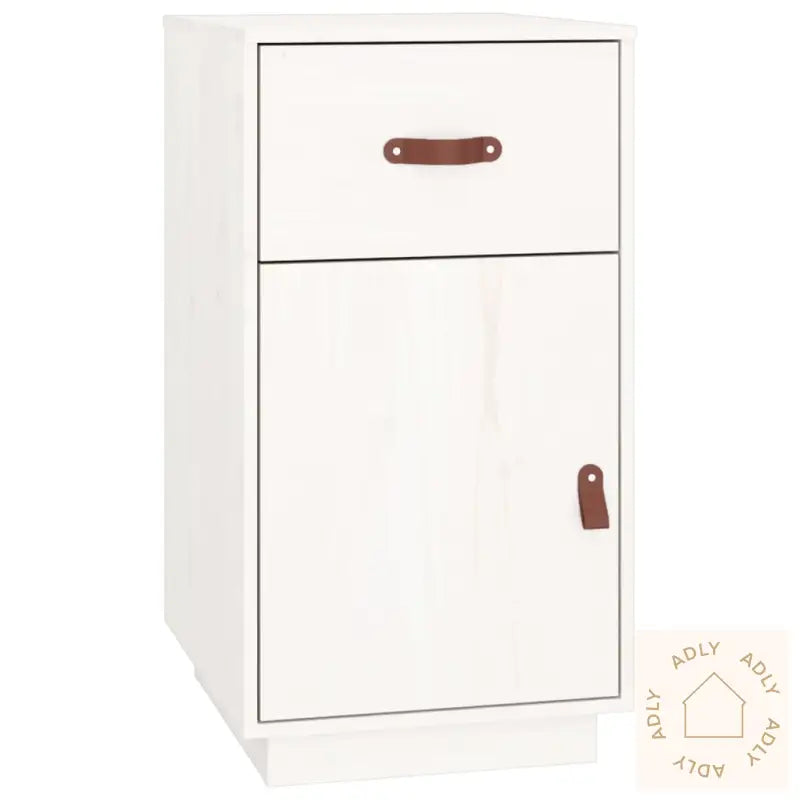 Skap Hvit 40X50X75 Cm Heltre Furu