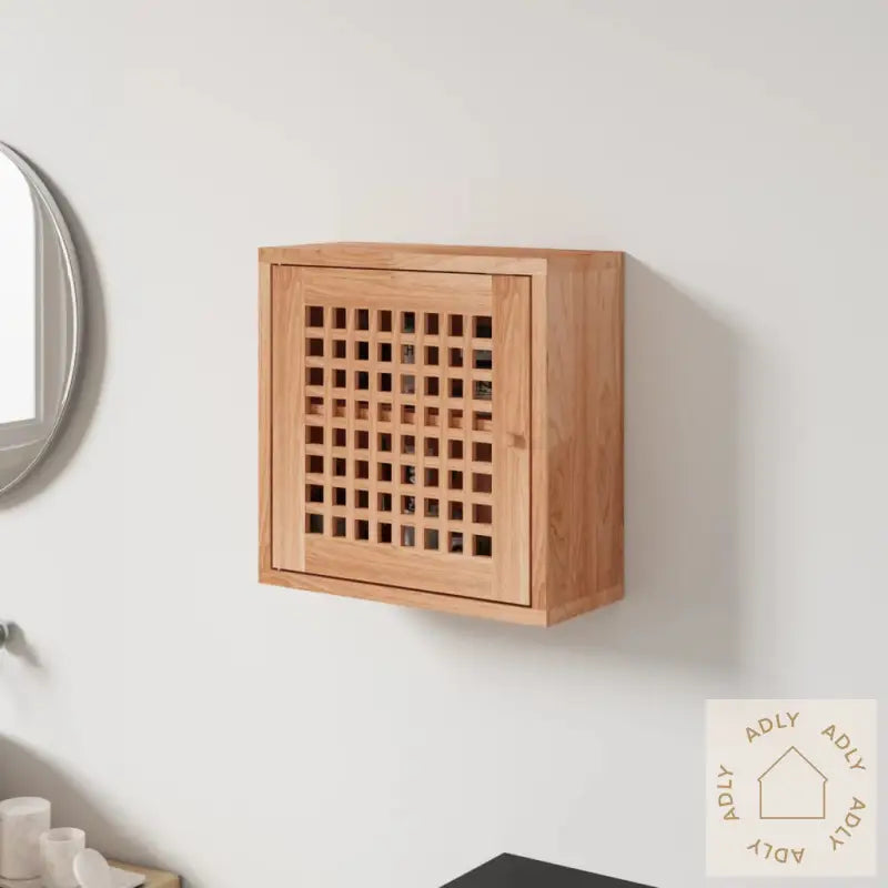Veggskap 42X18X42 Cm Heltre Valnøtt