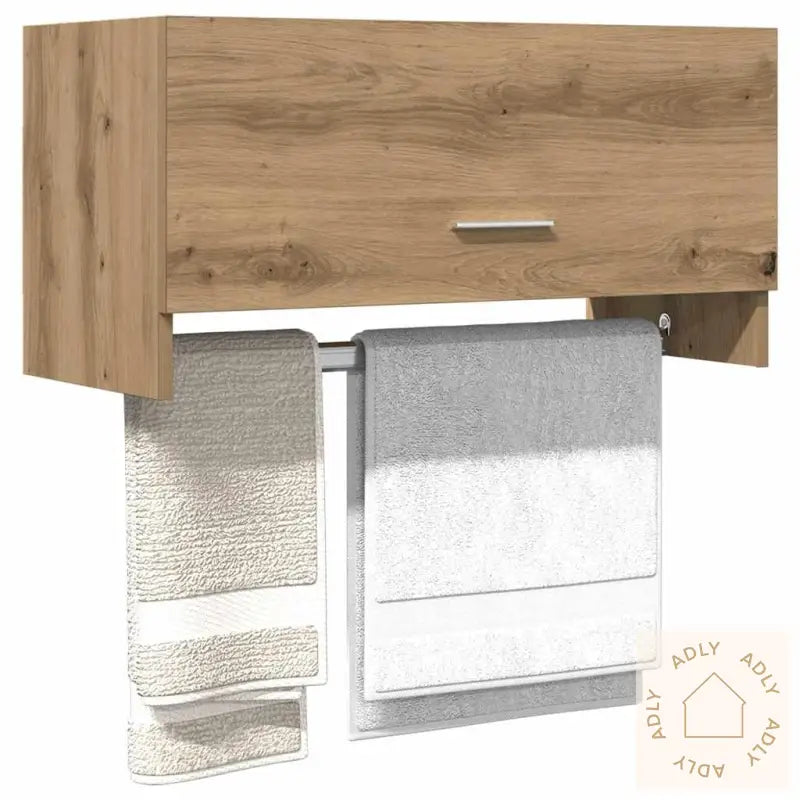 Garderobe Artisan Eik 70X32,5X35 Cm Konstruert Tre
