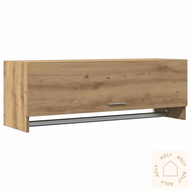 Garderobe Artisan Eik 100X32,5X35 Cm Konstruert Tre