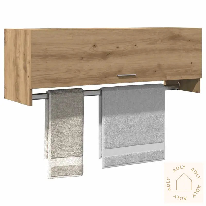 Garderobe Artisan Eik 100X32,5X35 Cm Konstruert Tre