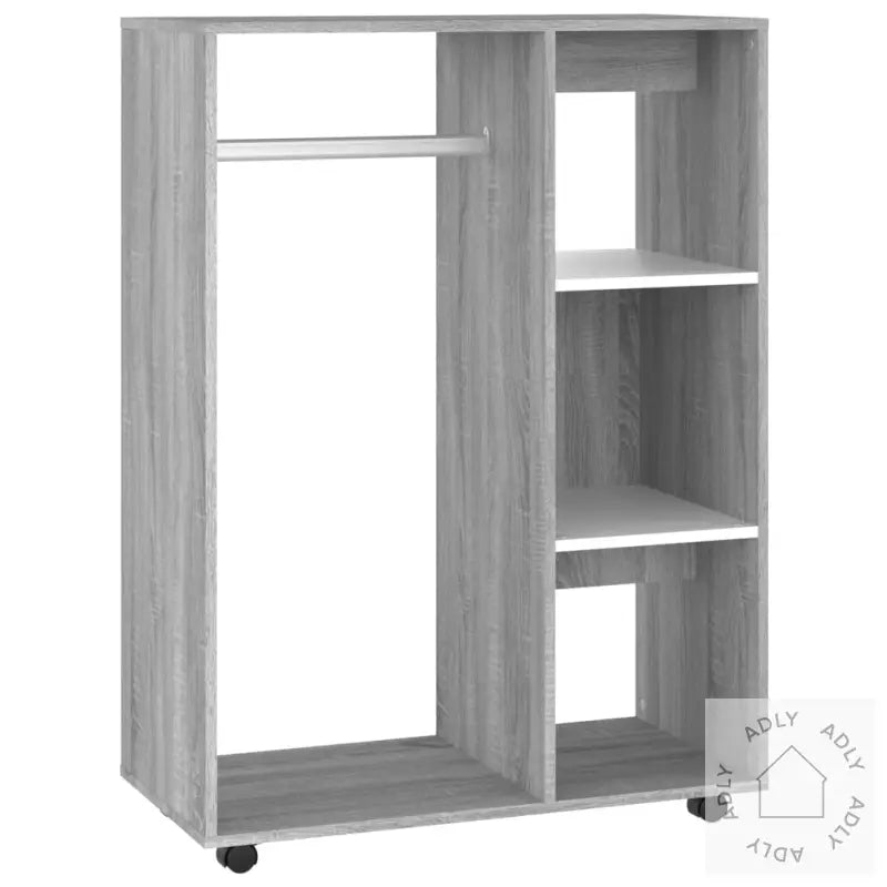 Garderobe Grå Sonoma 80X40X110 Cm Konstruert Tre