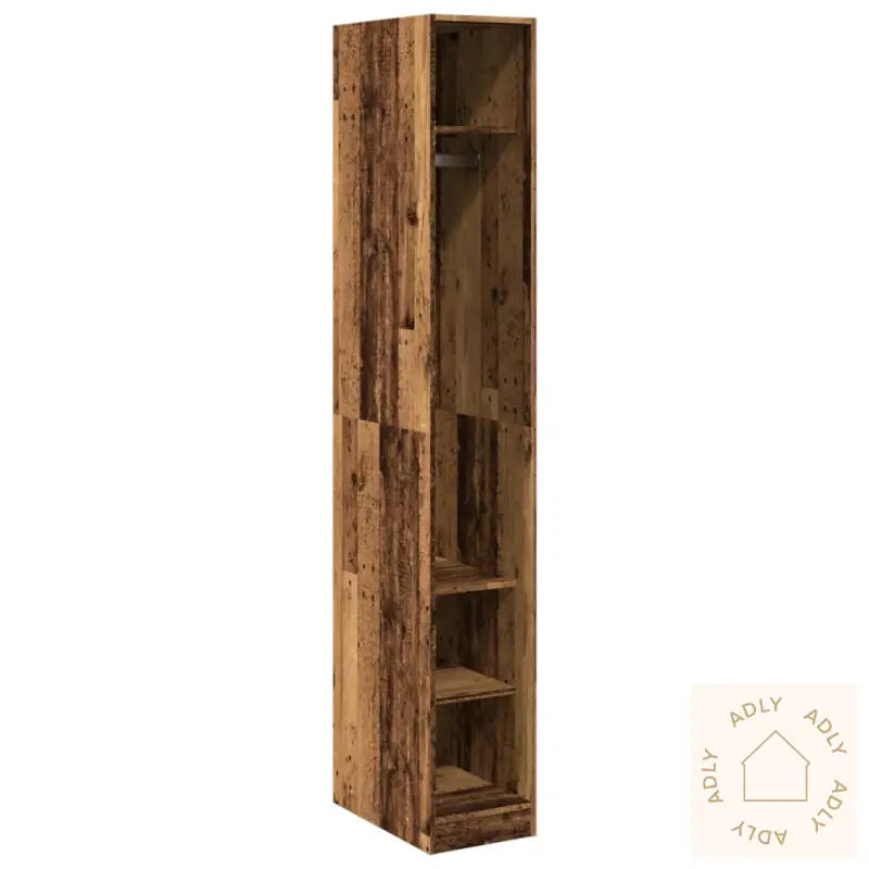 Garderobe Gammelt Tre 30X50X200 Cm Konstruert Tre