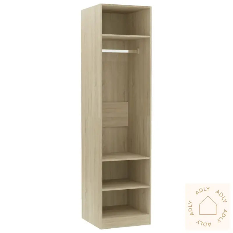 Garderobe Sonoma Eik 50X50X200 Cm Konstruert Tre