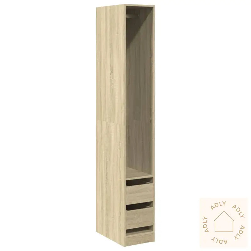 Garderobe Sonoma Eik 30X50X200 Cm Konstruert Tre