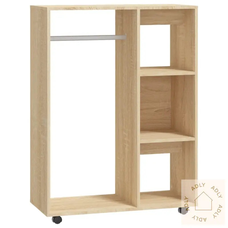 Garderobe Sonoma Eik 80X40X110 Cm Konstruert Tre