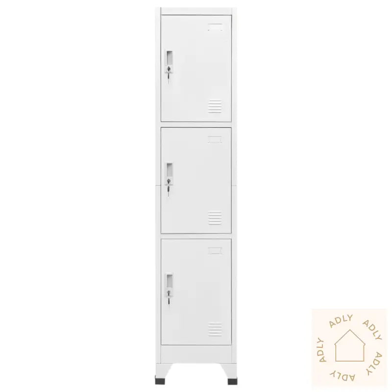 Garderobeskap Med 3 Rom 38X45X180 Cm